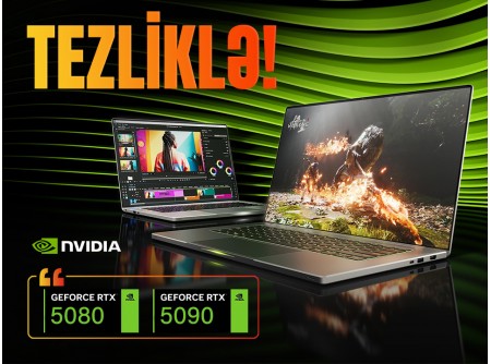Az qaldı… NVIDIA RTX 50 seriyalı noutbuklar tezliklə satışda!